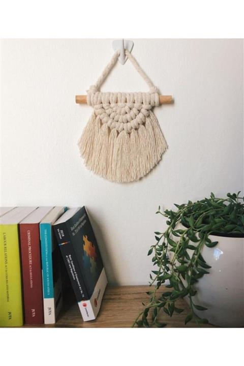 hobittu Makrome Mini Duvar Süsü