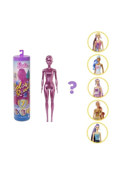 Barbie Color Reveal Renk Değiştiren Sürpriz Renk Bloklu Bebekler Serisi 2 Gwc56 Gtr93