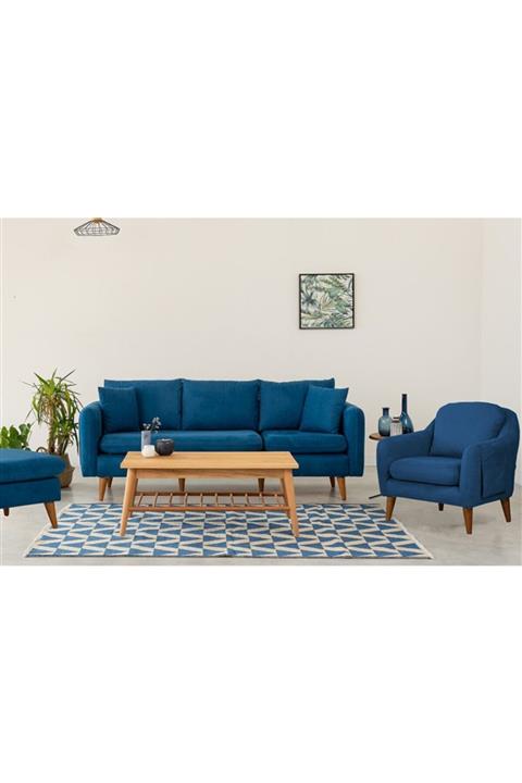 Doressa Hera Blue Koltuk Takımı 3+3+1