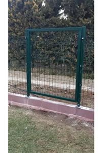 Mekser Tel Örgü Panel Çit Kapı Yeşil Açılır Kapı, Sağ Iç Panel Kapı, Bahçe Kapısı 1,5 Metre *2 Metre