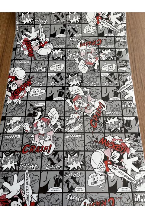 BAŞYAPI DİZAYN Mickey Mouse Desenli Kendinden Yapışkanlı Folyo 12923 45cmx1m