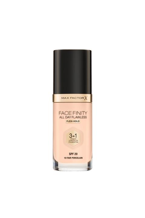 Max Factor Facefinity 3in1 Fondöten No:10 Fair Porcelain
