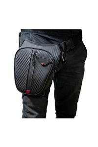 AnkaShop Motosiklet Bel Bacak Çantası Impertex Kumaş Bol Para Cepli Kurye Motor Çanta Gt424 Leg Bag