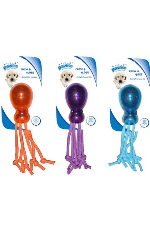 thepassioniz Pawise Ahtapot Diş Ipi Köpek Oyuncağı 31 Cm