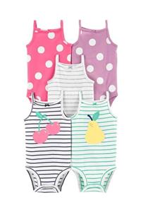 Carter's Kız Bebek Layette Body Set  5'li