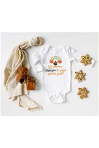 Niles Baby Shop Nilesbabyshop Çok Şanslısın Halacığım En Büyük Uğrun Geldi Yazılı Uzun Kol Zıbın