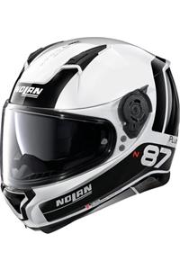 Nolan N87 Plus Distinctive Metal White Kapalı Kask (22)