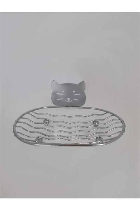ÜnEv Katı Sabun Tutucu (kedi Model)