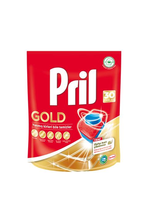 Pril Gold Bulaşık Makinesi Tableti 30 Adet