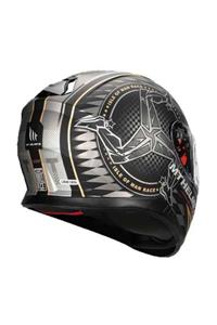 MT Kask Yeni  Thunder 3 Sv Isle Matt Black Gold