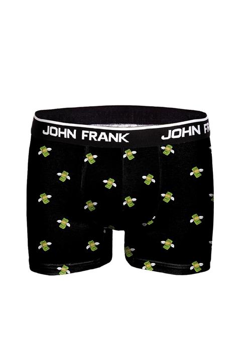John Frank Erkek Money Flies Desenli Boxer