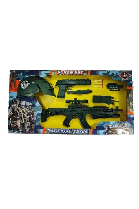 KAHRAMAN OYUNCAK Asker Set 7 Parça Force Set Tactical Team Kasklı