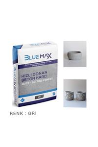 Bluemax Hızlı Donan Beton Harcı Gri 25 Kg Beton Saksı Harcı, Hobi Harcı