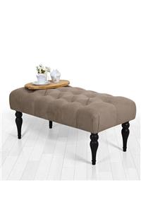 Lorencehome Toprak Missus Bench Puf(Toprak) Ty9020