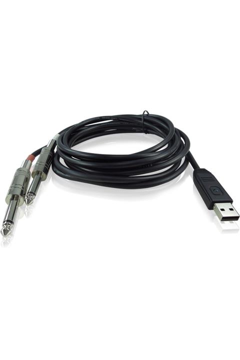 Behringer Lıne 2usb 2x 6.3mm Mono Jak Stereo Usb Çevirici Kablo