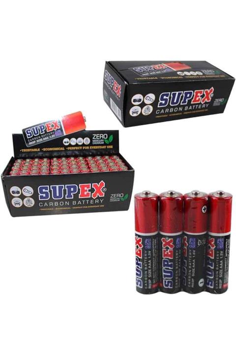 Supex R03 Çinko 60lı Ince Kalem Pil