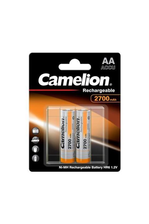 ATAELEKTRONİK Camelion Şarjlı Pil Aa Kalem Ni-mh 2700mah 1 Kart 2 Adet Şarzlı Şarjlı Kablosuz Klavye Pili