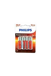 Philips Power Alkalin 4xAA 1.5Volt Kalem Pil LR6