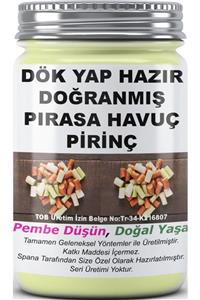 SPANA Dök Yap Hazır Doğranmış Pırasa Havuç Pirinç Ev Yapımı Katkısız 330 gr