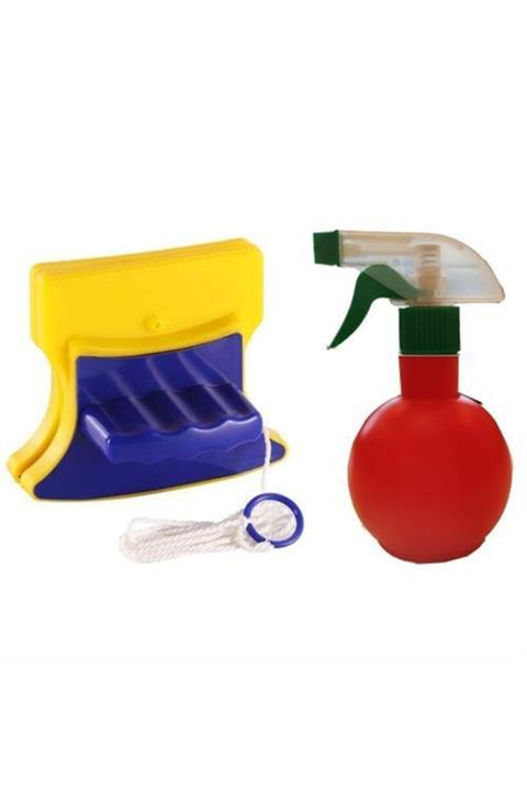 Transformacion Transformacıon Mıknatıslı 2 Taraflı 2 Yedekli Cam Silici Sprey Şişe Seti