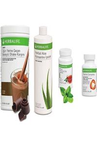 Herbalife Aşağı Kilo Kontrol Paketi Tam Set (Çikolata Aloevera Klasik Thermo)