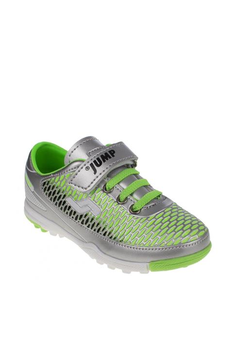 Jump Gümüş Yeşil Çocuk Halı Saha Ayakkabı/Krampon 190 21984P