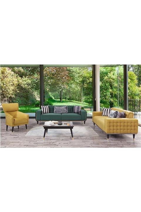 Evimo Pasifica Sarı Salon Takımı