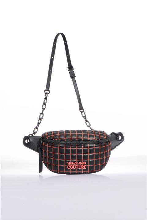 VERSACE JEANS COUTURE Kadın Siyah Renkli Bel Çantası E1 VZABQ9