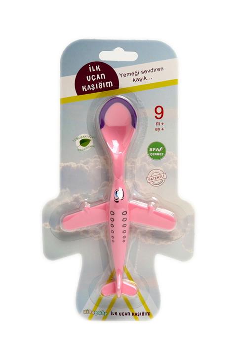 Hirababy İlk Uçan Kaşığım Pembe HRB-3017P