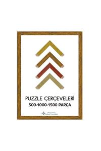 Selçuklu Sanat Puzzle Çerçevesi Eskitme 30 mm  48x68 1000'luk Kahverengi