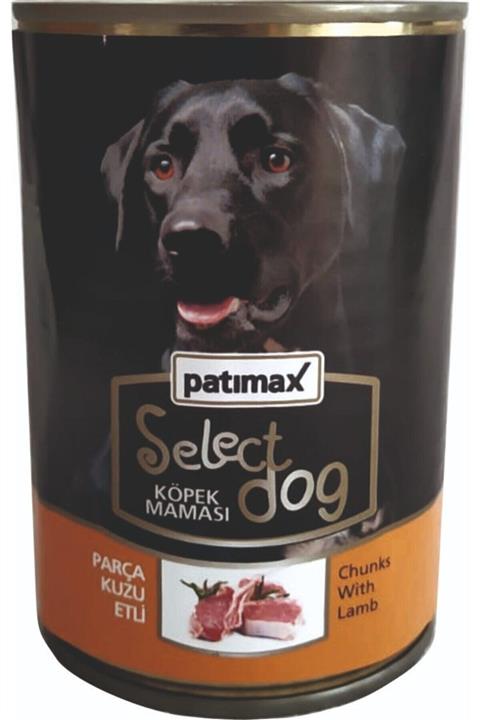 Patimax Parça Kuzu Etli Komple Köpek Konservesi 400gr X 4 Adet