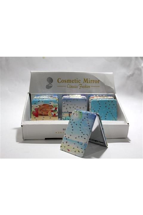 EvimShopping Cep Aynası Taşlı Makyaj Aynası