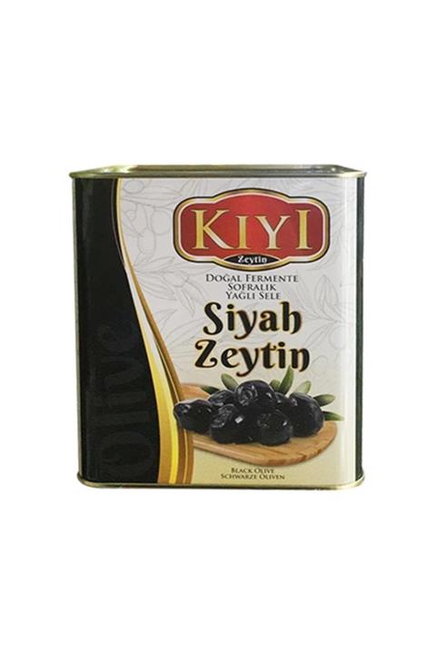 KIYI Süper Yağlı Sele Siyah Zeytin 2,5 kg