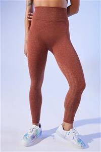 Woof Gym Seamless Sports Leggings - Rosewood