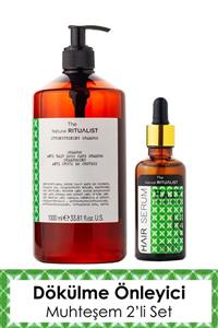 The Natural Ritualist Dökülme Önleyici Şampuan 1000ml + Dökülme Önleyici Serum 50 Ml