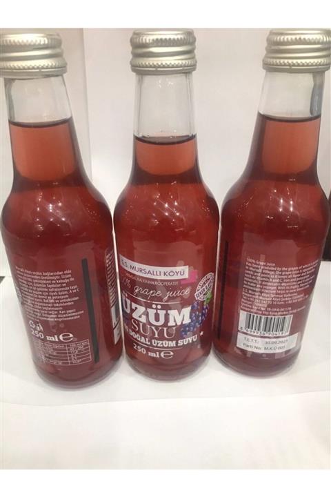 Mursalli Mursallı Köyü %100 Doğal Üzüm Suyu 6*250ml (3 Kırmızı-3 Beyaz)