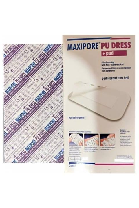 MAXIPORE Pedli 10x25 - Steril - Su Geçirmez - Yara Sargısı- Hipoalerjenik 3 Adet