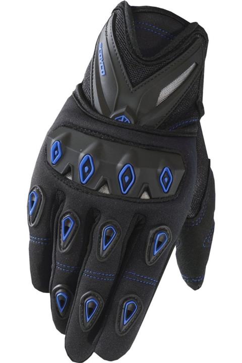 Scoyco Mc10 Yazlık Korumalı Eldiven Mavi Siyah