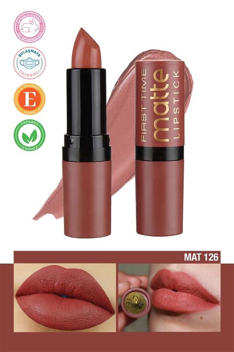 Fırst Time Fırst Tıme Matte Ruj Kahve 126