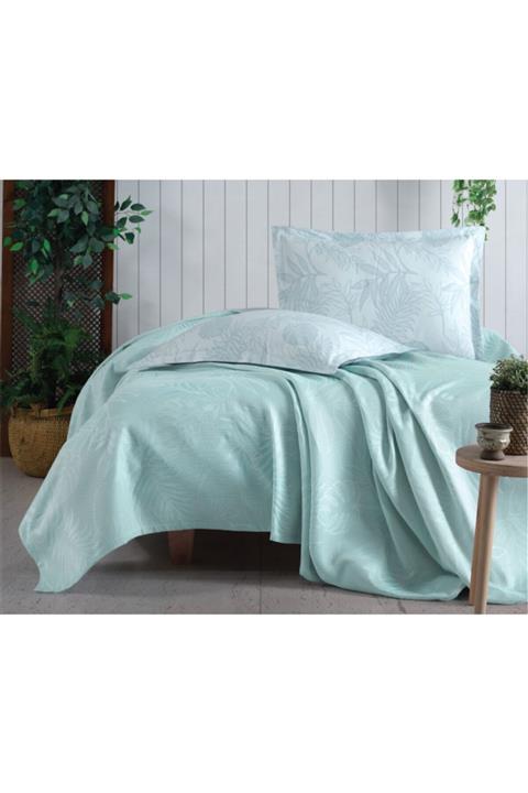 Clasy Ranforce Tek Kişilik Pike Takımı Mentha V4