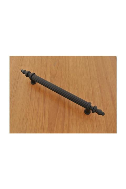 BEOHOME Kumru Boy Kulp Mat Siyah 128 Mm 10 Adet Dolap Vestiyer