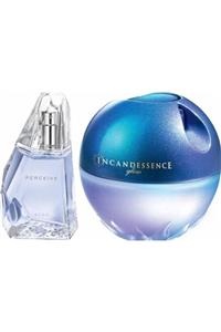 AVON Perceive Edp 50 ml ve Incandessence Glow Edp 50ml  Kadın Parfüm Seti 8234567843295