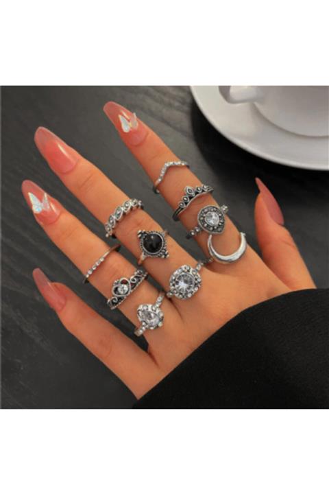 Girift 10 Adet Yüzük Seti