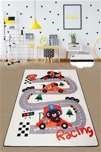 Dolce Tocco Modern Tasarım Dt2849 Bebek Çocuk Kreş Oyun Halısı Leke Tutmayan Yıkanabilir Kaymaz Taban