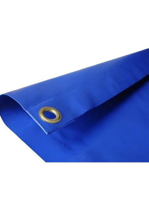Edoplast 3x8 Metre Mavi Çadır Branda Su Geçirmez Pvc Tente Gölgelik Koruma