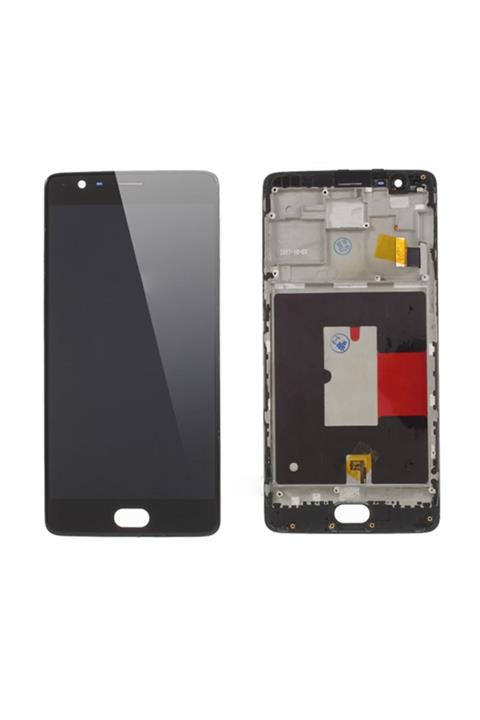 Ally Mobile Oneplus 3t Oneplus 3 Oled Ekran Dokunmatik Touch Çıtalı-siyah