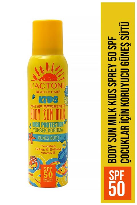 L'ACTONE Body Sun Milk Kids Sprey 50 Spf 150 ml