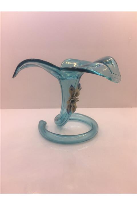 Kristal Dekoratif Çiçekli Süs