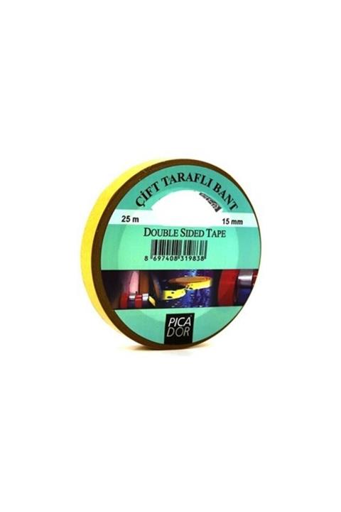 Picador 15 Mm X 25 Mt Çift Taraflı Bant