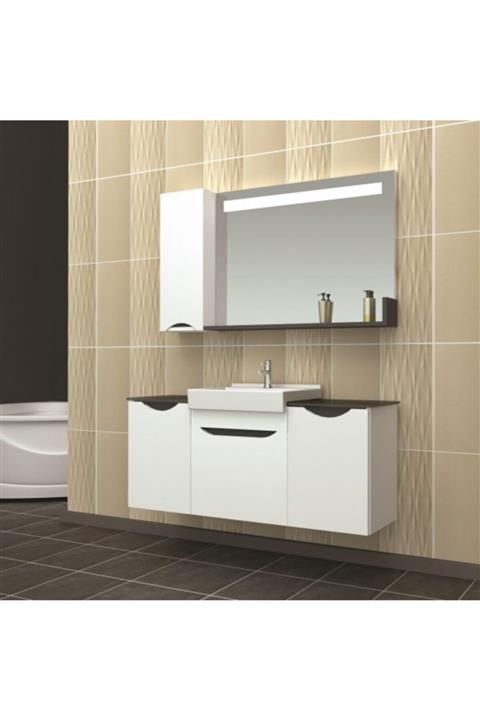 EVROS Çiğdem 120 Cm Banyo Dolabı